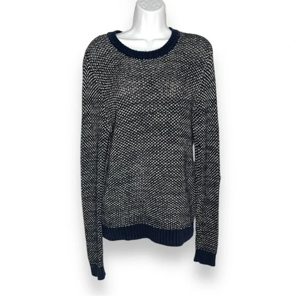 Express Dark Navy Blue Knit Sweater, Women’s Size M - Cozy and Stylish Pullove - Picture 5 of 7